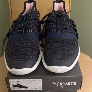 PUMA Ignite navy golf shoe size 9 fits an 8.5 perfectly